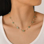 Bohemian Beaded Pearl Chain Necklace