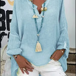 Nicolette | Lightweight Oversized Blouse