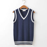 V NECK KNIT VEST