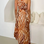 Celeste | Vibrant Tropical Evening Dress