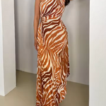 Celeste | Vibrant Tropical Evening Dress