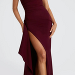 Sasha | Strapless Luxe Maxi Dress