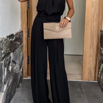 Jessica | Sleek Jumpsuit with Wide Legs