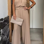 Jessica | Sleek Jumpsuit with Wide Legs