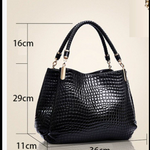 Lusso Milano - Crocodile Shoulder Bag