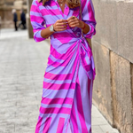 Kaelin | Printed Wrap Dress