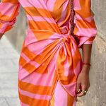 Kaelin | Printed Wrap Dress