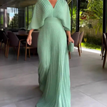Rhoslyn | Floating Ribbed Maxi Dress