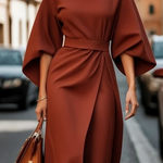 Nadia | Lantern Sleeve Dress