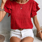 Narcissa | Light & Breezy Blouse with Fun Ruffles