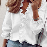 Valerie | Feminine Blouse with Playful Ruffles