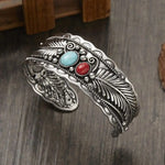Mesina Turquoise Silver Gold Bracelet