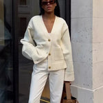 JULIETTE™ - V-Neck Knit Cardigan