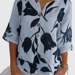 Isabel | Elegant Floral Print Blouse