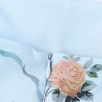 Senna | Bloom Midi Dress – Soft Blue Floral