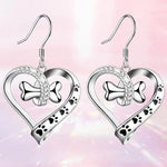 Pet Lover Heart & Bone Jewelry Set
