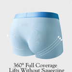 4-Pack Men's Stretch Fit Anti-Odor Seamless Ice Silk Trunks
