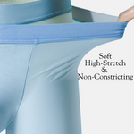 4-Pack Men's Stretch Fit Anti-Odor Seamless Ice Silk Trunks