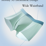 4-Pack Men's Stretch Fit Anti-Odor Seamless Ice Silk Trunks