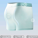 2 Men's Ultra-Thin Ice Silk Detachable Gusset Breathable Trunks