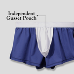 Men's Breathable Cotton Built-in Pouch Boxers