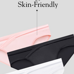 2 Pack Men's Ultra-Soft Modal Breathable Mesh Ice Silk Briefs