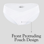 2 Pack Men's Ultra-Soft Modal Breathable Mesh Ice Silk Briefs