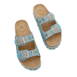 SOLÈNE™ – Rhinestone Cork Footbed Slide Sandals