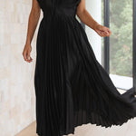 Suki | Elegant Pleated Maxi Dress