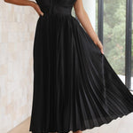 Suki | Elegant Pleated Maxi Dress