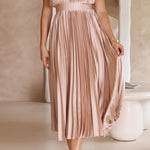 Whitney | Pleated Maxi Dress
