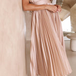 Whitney | Pleated Maxi Dress