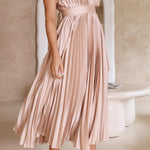 Whitney | Pleated Maxi Dress
