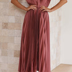 Suki | Elegant Pleated Maxi Dress