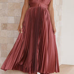 Whitney | Pleated Maxi Dress