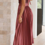 Whitney | Pleated Maxi Dress