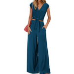 LENA™ – Breezy V-Neck Wide-Leg Set