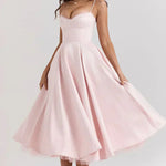 Jade | Delicate Tulle Accent Dress
