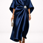 Alaina | Elegant Satin Maxi Dress