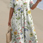 Nova | Vintage Floral Flowing Dress