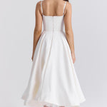 Jade | Delicate Tulle Accent Dress