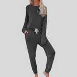 Tyne | Casual Long Sleeve and Sweatpants Set