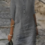 Edna | Button Casual Dress