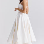 Jade | Delicate Tulle Accent Dress