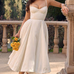 Jade | Delicate Tulle Accent Dress