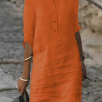 Edna | Button Casual Dress