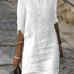 Edna | Button Casual Dress