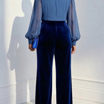 Madison | Velvet V-Neck Jumpsuit