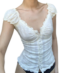 GLACY™ – Chic Floral Lace Corset Top