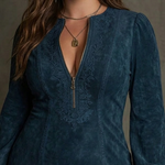 Kylie | Suede-Look Mini Dress